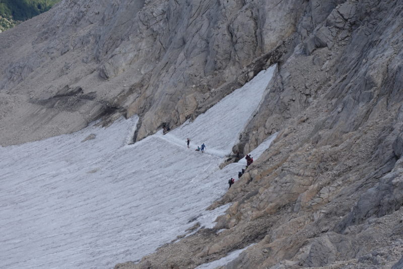 Gruppe im Kühkar